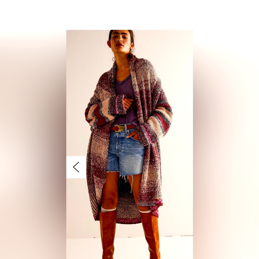 Free People Found My Bff Cardi
Sugar and spice combo
NWT